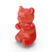 Gummy Bear Red PNG & PSD Images