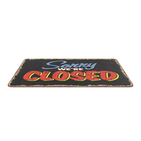 Vintage Open-Closed Sign PNG & PSD Images