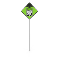 School Speed Limit Sign PNG & PSD Images