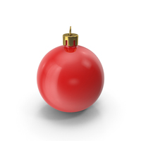Red Christmas Tree Ornament PNG & PSD Images