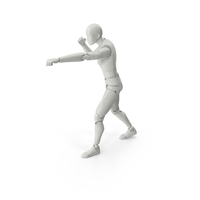 Posed Figure Fighting Pose PNG & PSD Images