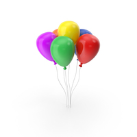 Multicolored Balloons PNG & PSD Images