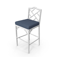 Chippendale Bar Chair PNG & PSD Images