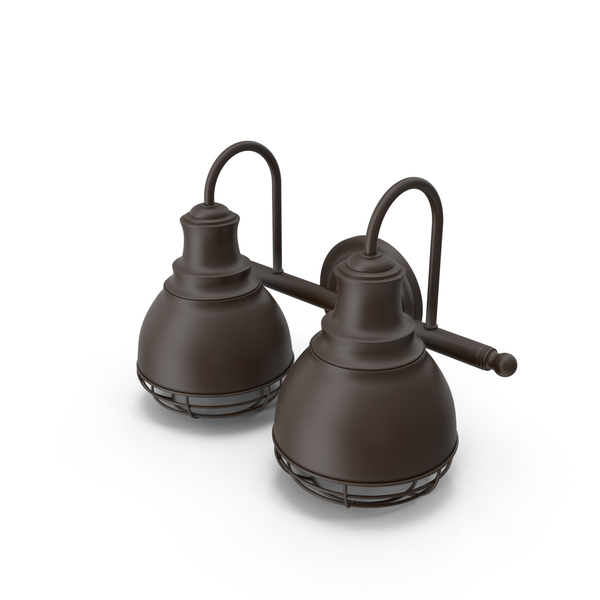 Double Light Sconce PNG & PSD Images