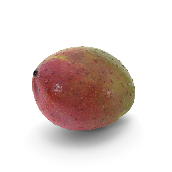 Mango with Water Droplets PNG & PSD Images