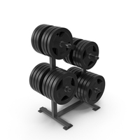 Weight Rack With Weights PNG & PSD Images