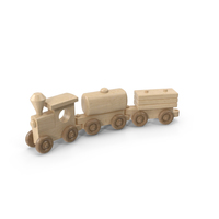 Wooden Toy Train PNG & PSD Images