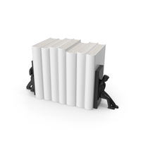 Books With Bookend Figures PNG & PSD Images