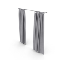 Gray Curtains PNG & PSD Images