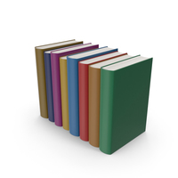 Colorful Book Set PNG & PSD Images