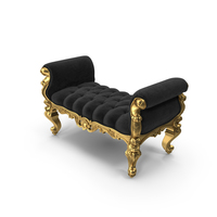 Fabulous and Baroque Absolom Roche Bench PNG & PSD Images