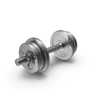 Chrome Dumbbell PNG & PSD Images