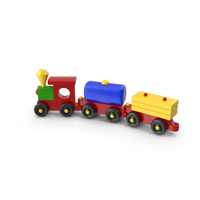 Wooden Toy Train PNG & PSD Images