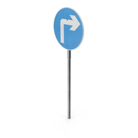 Right Turn Sign PNG & PSD Images