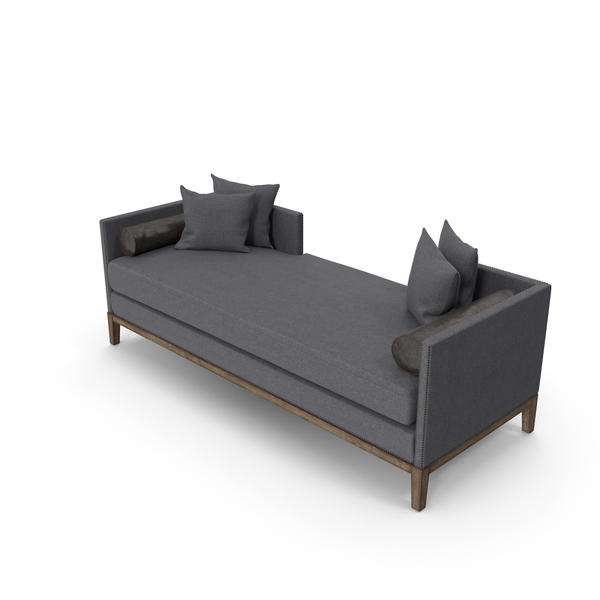 Mid-Century Modern Chaise PNG & PSD Images