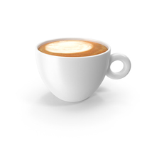 Cup White With Cappuccino PNG & PSD Images