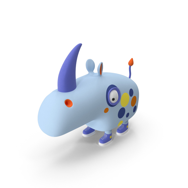 Cartoon Rhino PNG & PSD Images