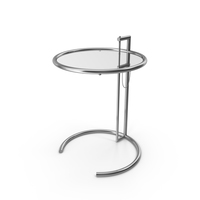 Eileen Gray Adjustable Side Table PNG & PSD Images