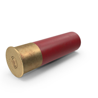 An Expended Shotgun Shell With Red Casing And Brass - Marking Tools, HD Png  Download - vhv
