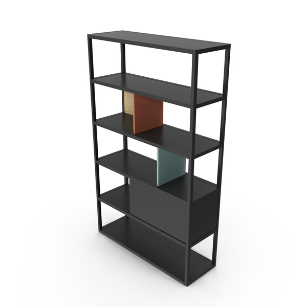 Modern Bookcase PNG & PSD Images