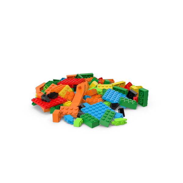 Lego Bricks Pile PNG & PSD Images