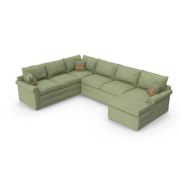 Classical Sectional Sofa PNG & PSD Images