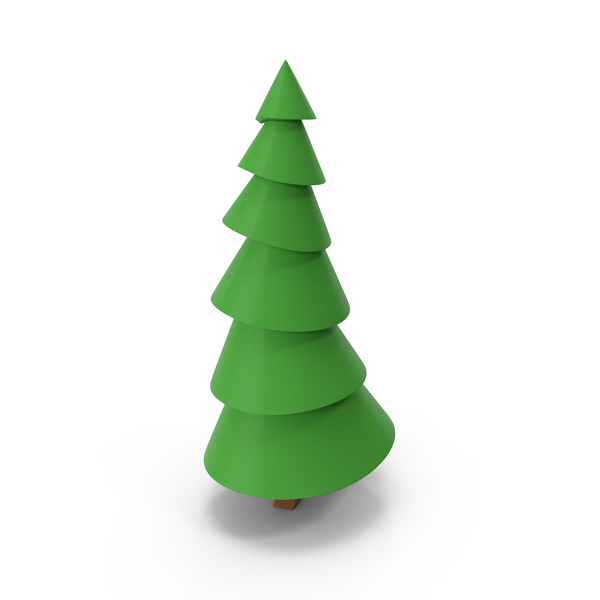 Lowpoly Pine Tree PNG & PSD Images