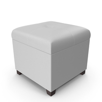 White Ottoman PNG & PSD Images