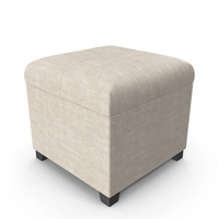 Upholstered Ottoman PNG & PSD Images