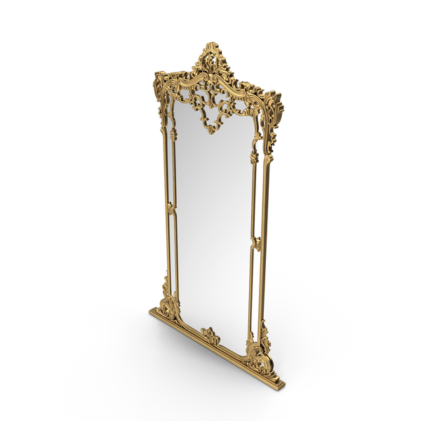Baroque Floor Mirror PNG & PSD Images