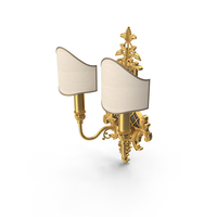 Masiero Luxury Baroque Wall Sconce PNG & PSD Images