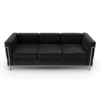 Modern 3 Seater Sofa PNG & PSD Images