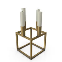 Cubical Candlestick Mini PNG & PSD Images