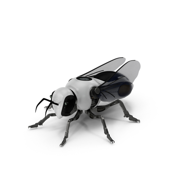 Sci-fi Robotic Bee PNG & PSD Images