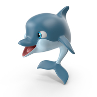 Cartoon Dolphin PNG & PSD Images