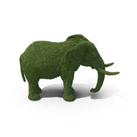 Topiary Elephant PNG & PSD Images