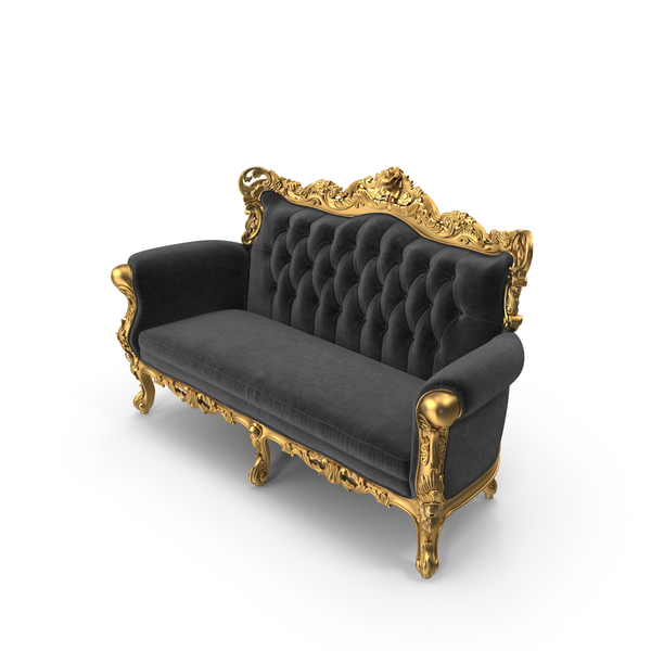 Belle de Fleur French Love Seat PNG & PSD Images