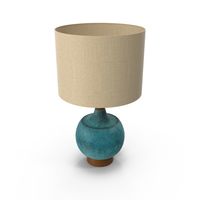 Mid-Century Modern Table Lamp PNG & PSD Images