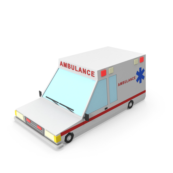 Cartoon Ambulance Vehicle PNG & PSD Images