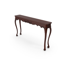 Wooden Jonathan Charles George II Style Console PNG & PSD Images