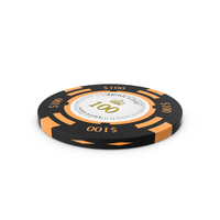 Monte Carlo 100 Dollar Chip PNG & PSD Images