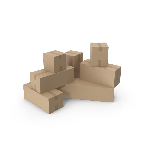Cardboard Boxes PNG & PSD Images