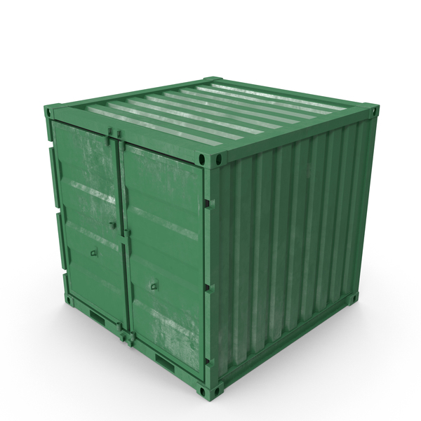 8 ft Storage Container Green PNG & PSD Images