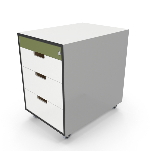 Office Drawer with Lock PNG & PSD Images