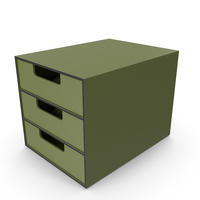 Office Drawer Green PNG & PSD Images