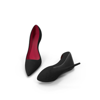 Womens Shoes Suede Black PNG & PSD Images