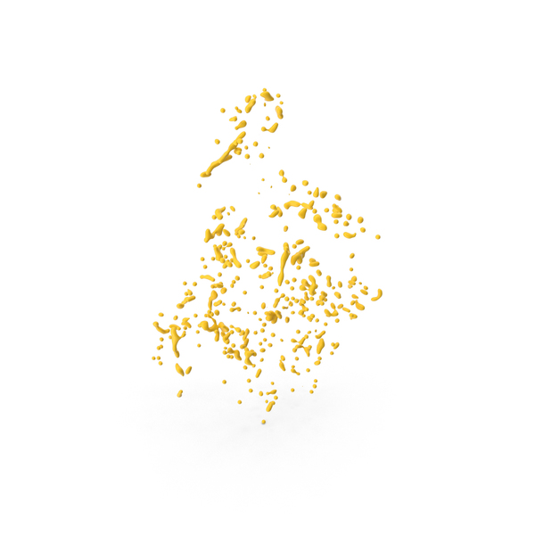 Yellow Drops PNG & PSD Images