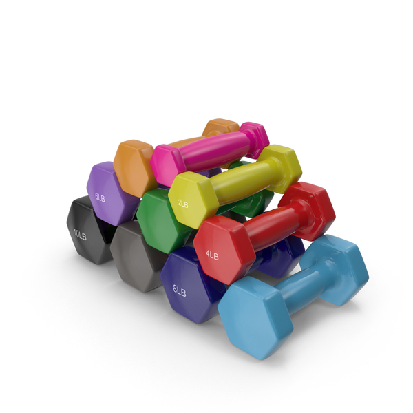 Dumbbell Weights Set PNG & PSD Images