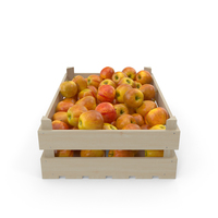 Apple Wooden Crate PNG & PSD Images
