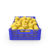 Lemon Plastic Crate PNG & PSD Images